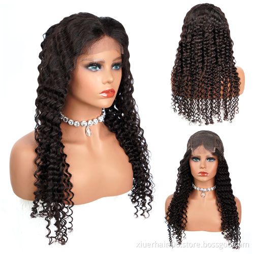 Natural Hair Wholesale Brazilian Upart Short 613 Front HD Closure for Black Women Pre Plucked Bleached Knots Human Hair Lace Wig